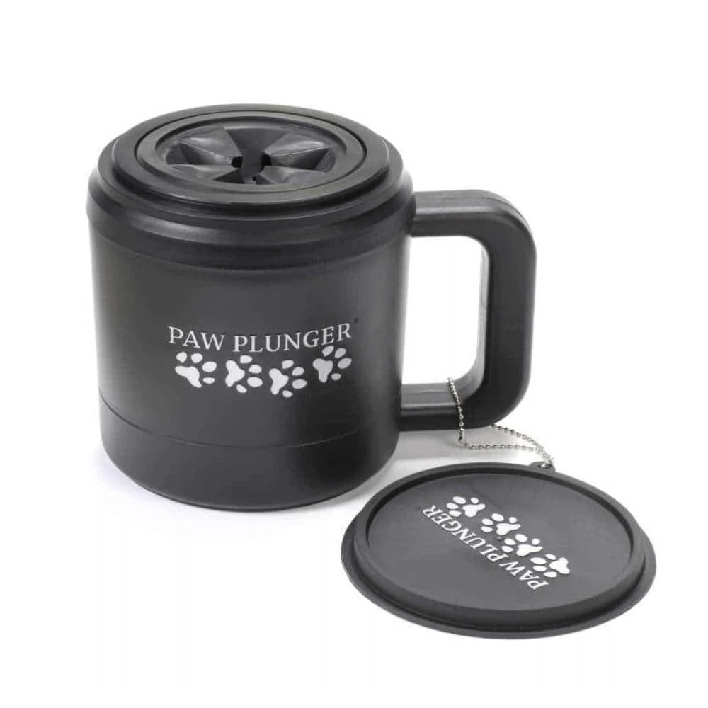 Paw Plunger Black 9.75 Inch L X 7 Inch W X 9.5 Inch H Gentle Paw Cleaner to Keep Your Home and Car Dirt-Free