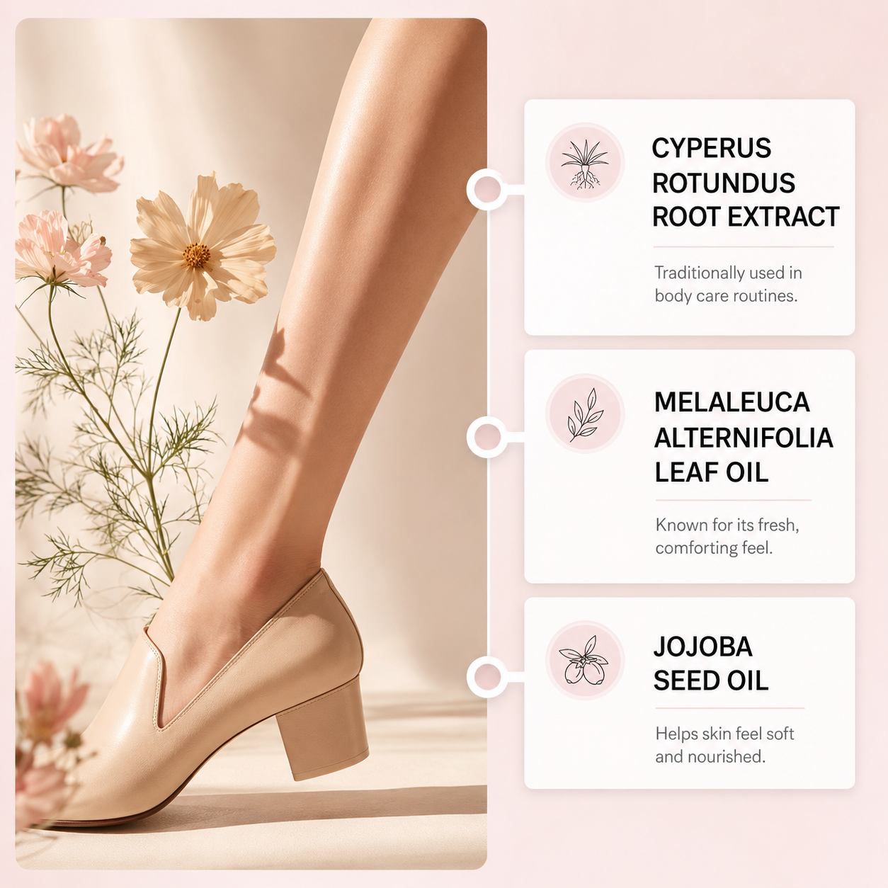 Tenzeni body oil with botanical ingredients