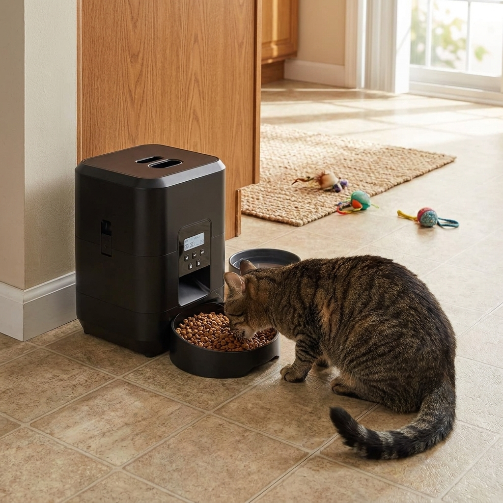 Smart Pet Feeder Automatic Cat Feeder lifestyle