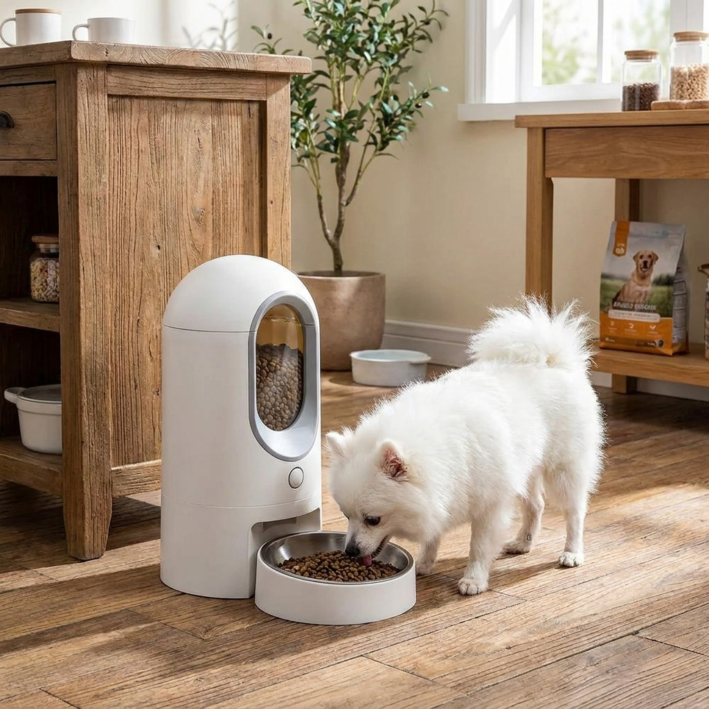 HEYBO Automatic Cat Feeder Wifi lifestyle